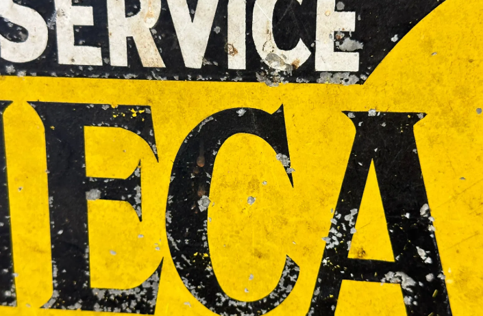 Seneca Batteries Sales Service SST Sign