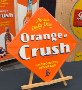 There’s Only One Orange Crush SST Embossed Sign