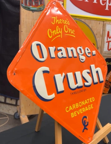 There’s Only One Orange Crush SST Embossed Sign