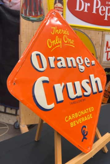 There’s Only One Orange Crush SST Embossed Sign