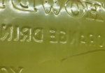 Howdy Orange Drink Good for You SST Embossed Sign