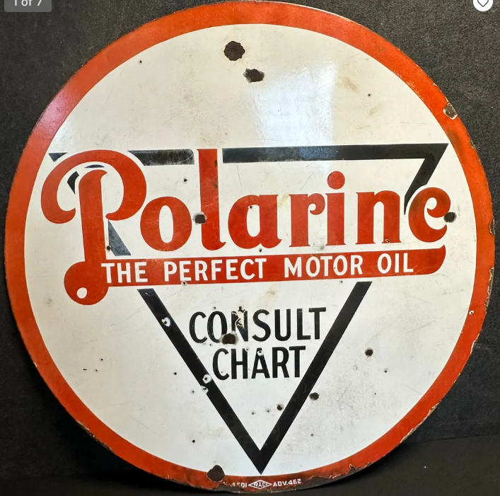 Polarine The Perfect Motor Oil Consult Chart 42″ SSP Sign