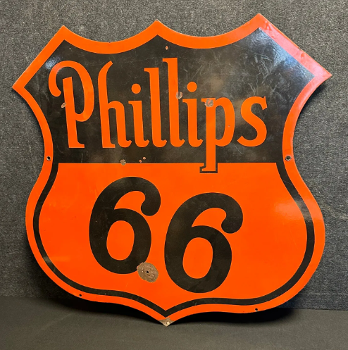 Phillips 66 DSP 30″ Shield Curbside Sign