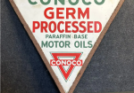 Conoco Germ Processed DSP 1920s Curbside Sign with Ring
