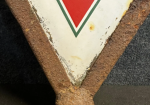 Conoco Germ Processed DSP 1920s Curbside Sign with Ring