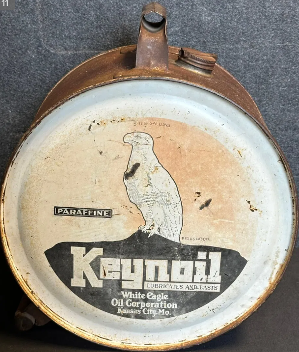 Keynoil White Eagle Motor Oil Paraffine 5 Gallon Rocker Can