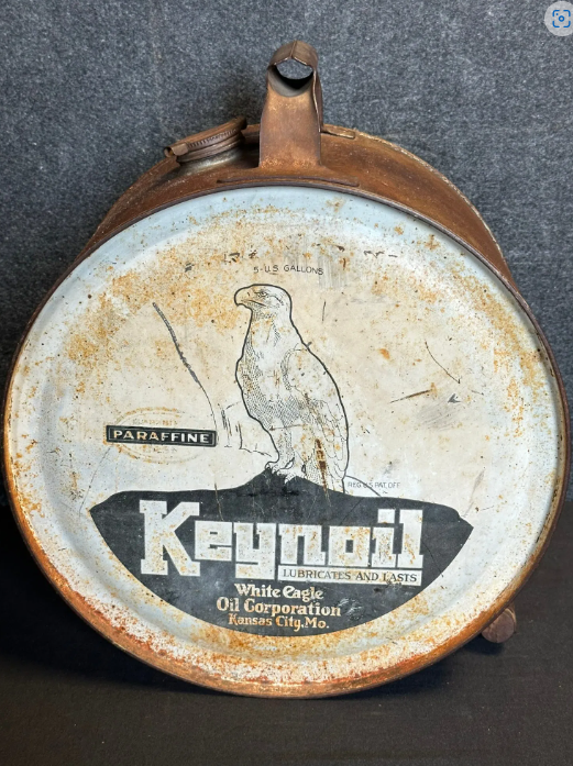Keynoil White Eagle Motor Oil Paraffine 5 Gallon Rocker Can