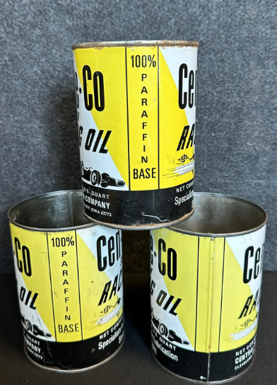 Cen-Pe-Co SST Super Racing Oil Cans