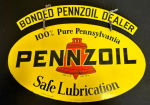Bonded Pennzoil Dealer DSP Hanging Sign