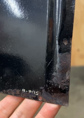 Drink Nesbitt’s of California Ice Cold Die Cut SST Embossed Sign