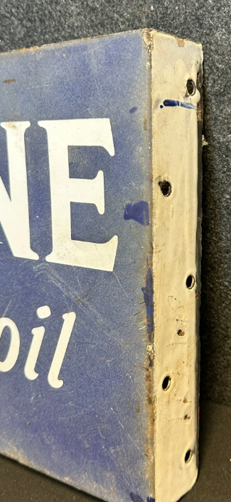 Havoline The Power Oil Indian Refining Co. DSP 1920s Flange Sign