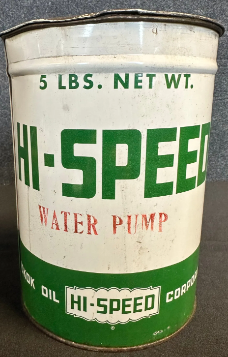 HI SPEED Hickok Oil Co 5 Pounds Net Grease SST Can