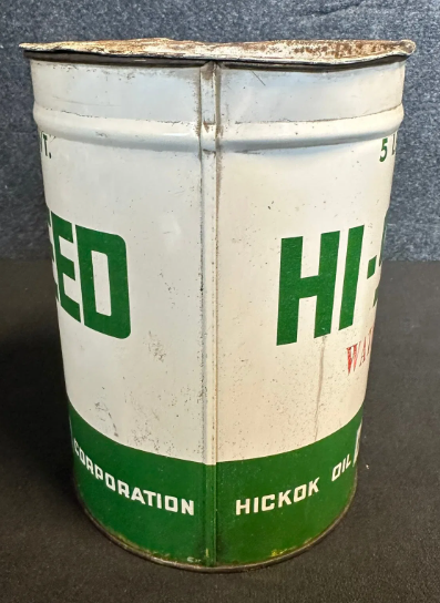 HI SPEED Hickok Oil Co 5 Pounds Net Grease SST Can