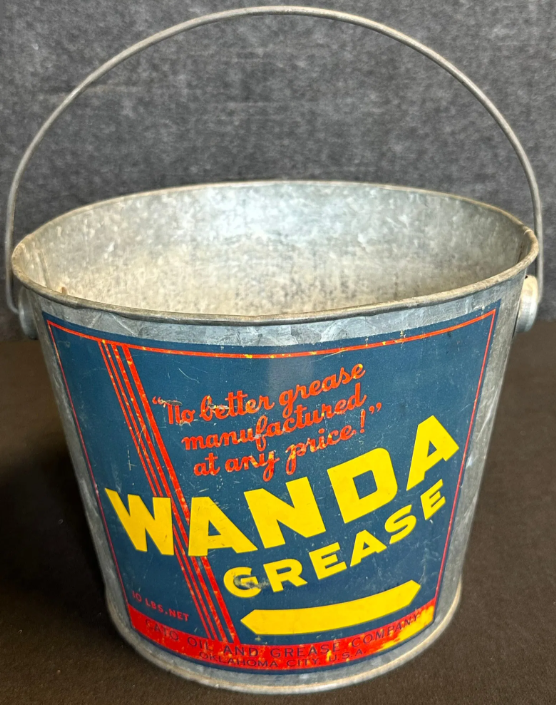 Wanda Grease 10 LB Cato Oil & Grease Co Oklahoma City SST Bucket Pail