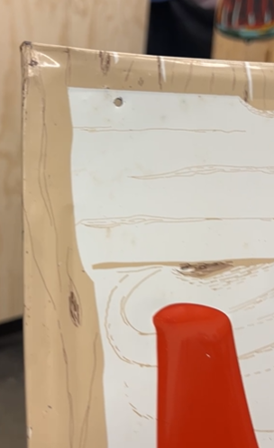 Ya-hoo Drink Mountain Dew Canadian SST Embossed Sign