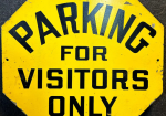 Parking For Visitors Only SST from Packard Plant in Detroit