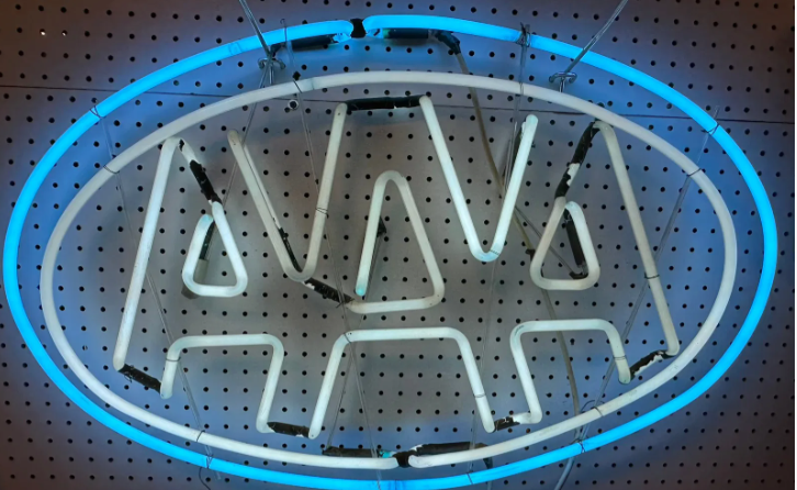AAA Michigan Window Neon Advertising Sign