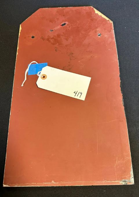 Marathon Gas Service Station Bathroom Glass Mirror