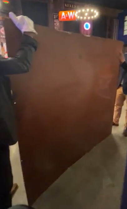 Socony-Vacuum Aviation Products SSP Shield Sign