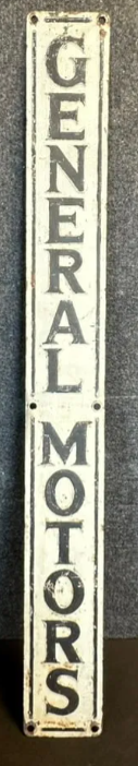 General Motors Embossed SST Vertical Sign