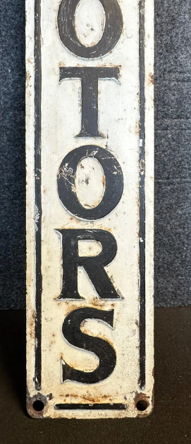 General Motors Embossed SST Vertical Sign