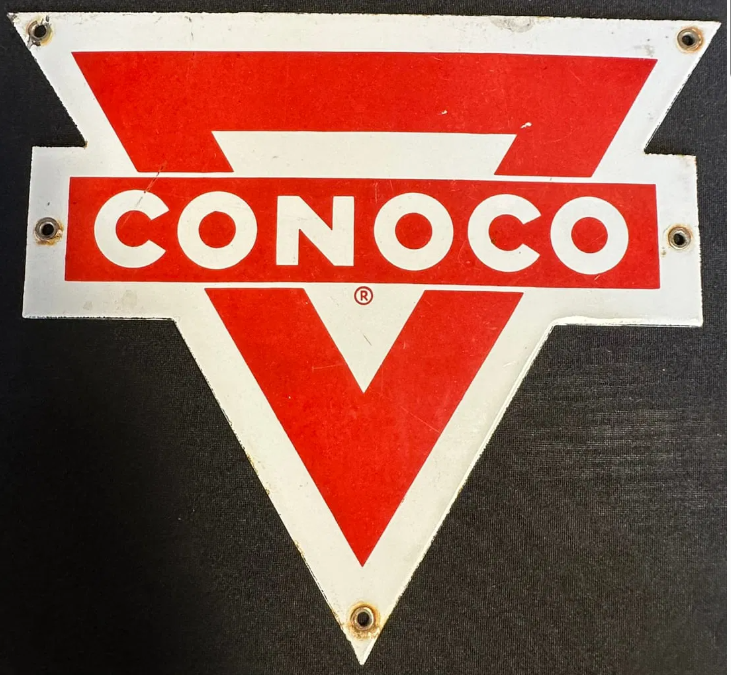 Conoco SSP Gas Pump Plate Sign