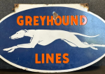 Greyhound Lines DSP Hanging Bus Depot Sign