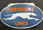 Greyhound Lines DSP Hanging Bus Depot Sign
