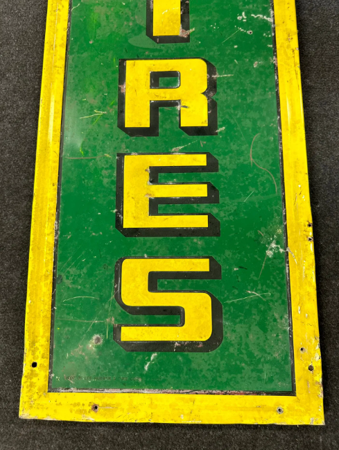 Lee Tires 6′ SST Self Framed Embossed Sign