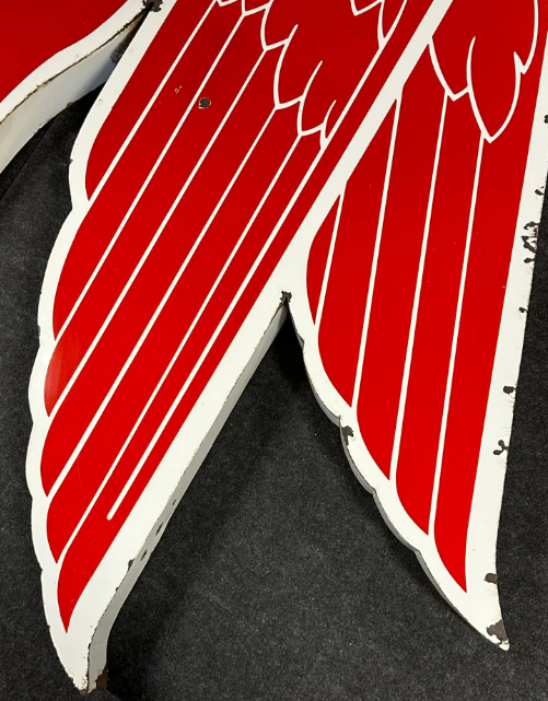 1957 Mobil Pegasus Cookie Cutter SSP 8′ Service Station Sign