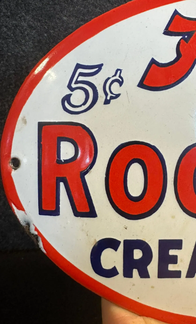 Howel’s Root Beer Creamy or Solid SSP Curved Barrel Sign