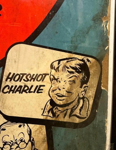 Canada Dry Cash Contest Terry and the Pirates Cardboard Easel Back Soda Pop Sign