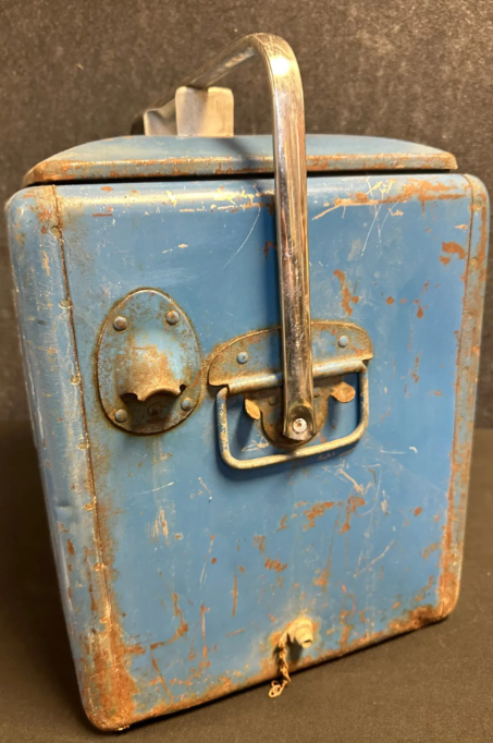 Pepsi Cola Embossed Blue Soda Pop Beverage Cooler by Progress