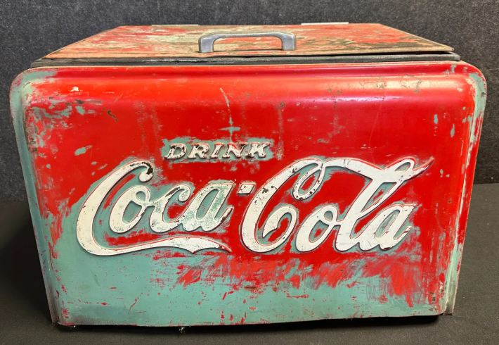 Coca Cola Table-Top Cooler Circa. 1940s