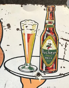 Buckeye Beer Kraeusen Brewed SST 5 Foot Sign