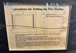 Lucky Strike Cardboard Framed Cigarette Sign