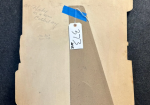 Vitalis Cardboard Easel Back Barber Shop Advertising Hair Tonic Sign