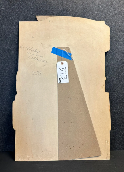 Vitalis Cardboard Easel Back Barber Shop Advertising Hair Tonic Sign