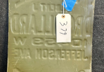 Albert J Drouillard Jefferson Ave Detroit Michigan Real Estate & Insurance SST Embossed Sign