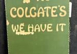 Colgate’s Ribbon Dental Cream Cardboard Tri Fold Sign