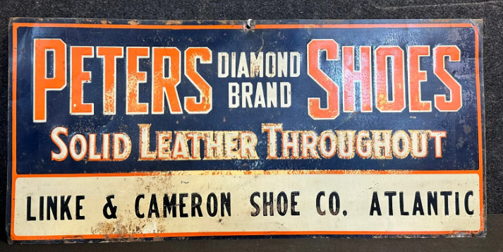 Peters Shoes Diamond Brand Solid Leather Throughout SST Embossed Sign