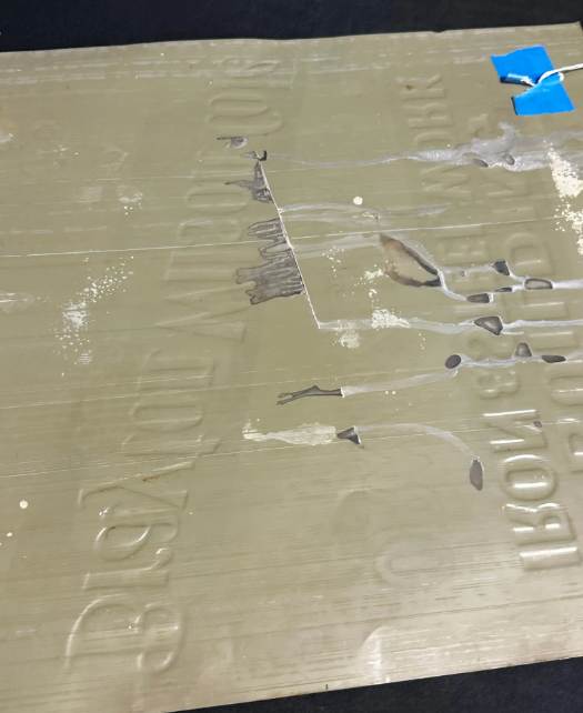 Brayton Wilson Cole Building & Iron Steel Work Boston Mass SST Embossed Sign