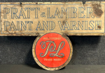 Pratt & Lambert Paint and Varnish DST Hanging Sign