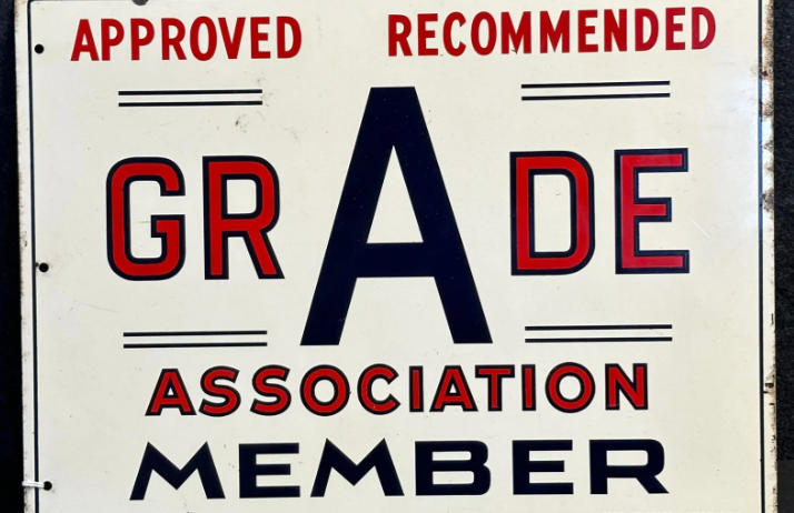 GRADE A Association Member Approved Recommended DST Sign