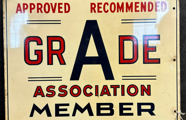 GRADE A Association Member Approved Recommended DST Sign