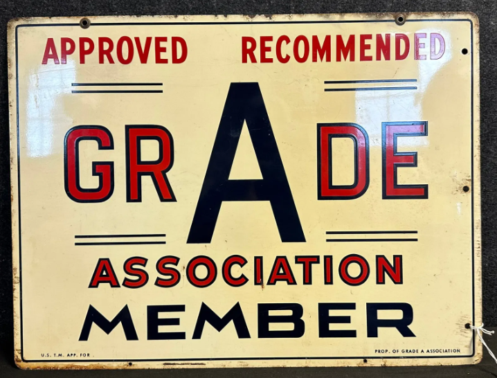 GRADE A Association Member Approved Recommended DST Sign