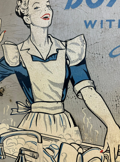 Boy It’s Joy with Automatic Hot Water Fiberboard Sign