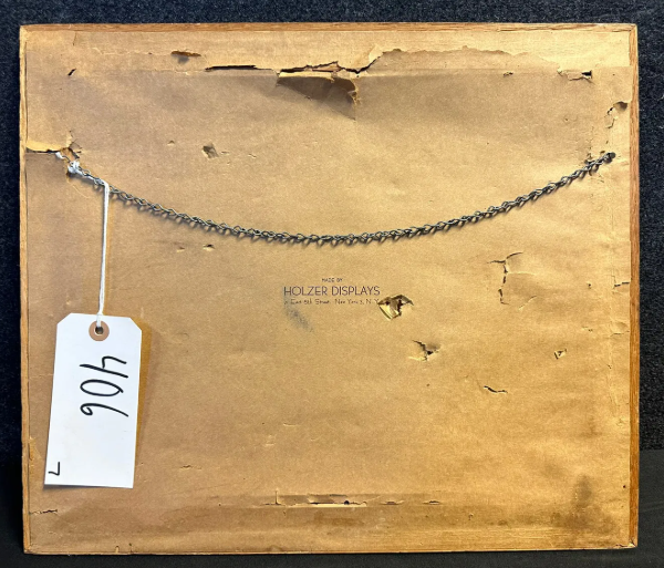 RCA Television Tubes SST Embossed Sign with Wood Frame