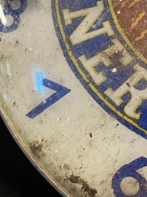 Monarch Fine Foods Lighted Glass Faced Clock