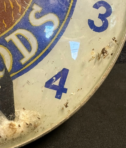 Monarch Fine Foods Lighted Glass Faced Clock